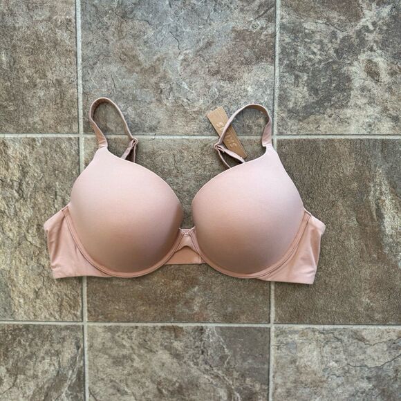 Skims Fits Everybody Pushup Demi Bra Ochre Size 42D - Picture 1 of 7